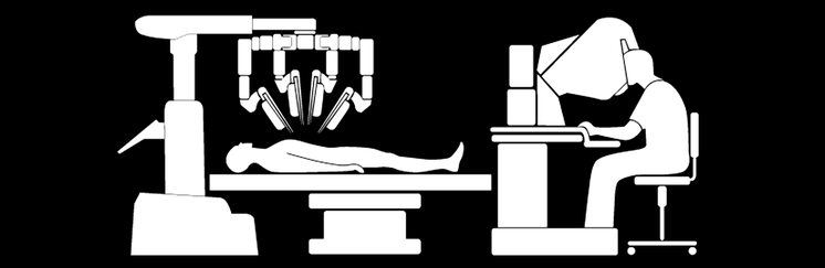 Diagram of da Vinci robotic surgery system.